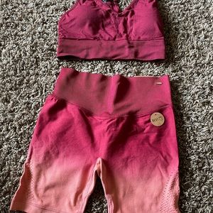 Pink Victoria secret athletic set